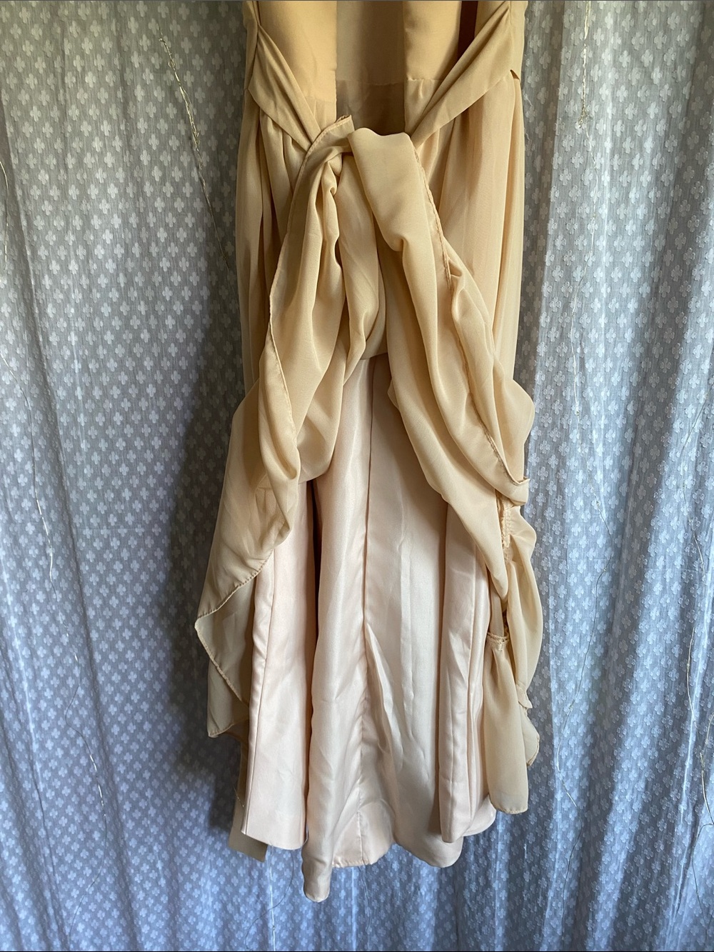 High-Low Ruffled Chiffon Dress - Picture 7 of 8
